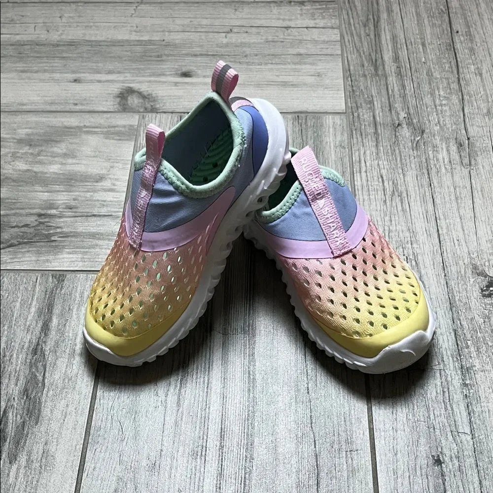 Pastel Rainbow Kids Water Shoes| size 7